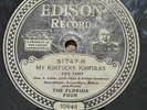 Florida Four: My Kintucky Kinfolks / No Foolin' Edison Records 1926 51747 V+/V+