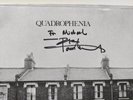 THE WHO QUADROPHENIA 1ST PRESS SIGNED BY PETE TOWNSEND MINT PLAYING SURFACES
