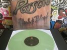 POISON Flesh & Blood VG++ SEA GLASS GREEN VINYL in Shrink W/HYPE STICKER