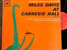 Miles Davis At Carnegie Hall Superb NM  Columbia lp Hank Mobley Paul Chambers