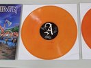 Iron Maiden Future Past Nordic Tour Orange 2 LP Vinyl Record 25 made