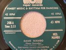 ANTOBOL’S LATIN ALL STARS Orch Dame Mambo / La Mula Roper Dance 208 Latin 45