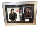 Michael Jackson BAD Vinyl Sleeve Album & SIGNED Photo with COA