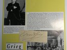Edward Grieg Composer (1843-1907) *Signed* Original Autograph