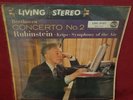 BEETHOVEN RUBINSTEIN KRIPS PIANO CONC. 2 RCA GER LIVING STEREO LSC 2121 RARE LP