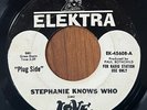 LOVE - Stephanie Knows Who / Orange Skies ELEKTRA PSYCH ROCK BATWING PROMO 45
