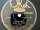 Tom Dorsey , Eddie Lang Okeh 41178 Tiger Rag , Here for You 78 RPM Jazz Record