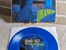 blink-182 They Came to Conquer Uranus 7” blue translucent vinyl 45rpm (2009) NM