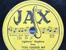 Blues-78 RPM-Lightnin Hopkins-You Caused My Heart To Weep/Tap Dance Boogie-V
