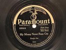 BLUES BANJO JOE GUS CANNON BLIND BLAKE My Money Never Runs Out PARAMOUNT 12604
