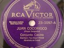 Conjunto Casino Juan Cocorioco Y Tu Que Has Hecho RCA Victor Latin 78 RPM HEAR