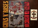 GUNS N ROSES Appetite For Destruction LP -  FIRST PRESS w STICKER - NEAR MINT