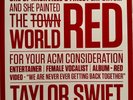 RARE Taylor Swift Ltd Edition Red Vinyl 2LP 2012 Red ACM ACMA Big Machine Promo