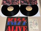 KISS ALIVE II MISMATCHED 2LP +PARTIAL TATTOOS GD+/GD+ *READ* NO BOOK/MERCH FORM