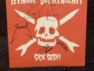 Teenage Bottlerocket – Sick Sesh  Autographed Vinyl LP Lagwagon Pennywise MXPX