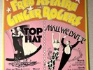 Fred Astaire & Ginger Rogers LP Top Hat Shall We Dance Soundtrack w/ Poster