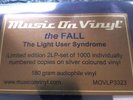 FALL LIGHT USER SYNDROME DOUBLE LP VINYL silver vinyl 2 LP set with info sticker