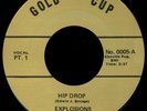 EXPLOSIONS Hip Drop 45 Gold Cup Records Rare 1970s New Orleans Funk Eddie Bo M-