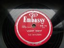 X034/ THE SKYLINERS-Silent night-XMAS-Weihnachten-Happy Wanderer-78rpm Schellack