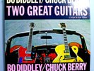 CHUCK BERRY & BO DIDDLEY TWO GREAT GUITARS RARE '63 CHECKER MONO LP VERY NICE