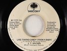 70s Soul 45 - J.T. Brown - Like Taking Candy From A Baby - Mahogany VG++ promo