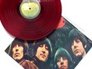 VINTAGE APPLE RED VINYL THE BEATLES RUBBER SOUL LP VERY RARE