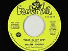 Crossover Soul/Funk 45 - Walter Jenkins - Back In My Life - Fader Kat - VG++