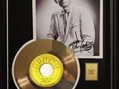 JOHNNY CASH I WALK THE LINE 45 RPM GOLD RECORD SIGNED AUTOGRAPHED PRE PRINTED