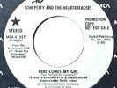 Tom Petty & the Heartbreakers Here Comes My Girl Rare Promo DJ NM 45 7