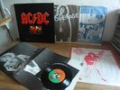 AC/DC – 3 LP Box MINT- Australia Hardrock Sin City, Riff Raff + Poster + Single