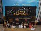 JONAS BROTHERS THE ALBUM LP SIGNED POSTER WAFFLE HOUSE LITTLE BIRD CELBRATE WALL