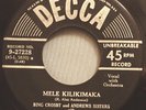 HEAR IT 50's Christmas 45 rpm Bing Crosby Andrews Sisters 