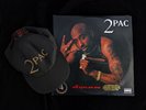 2PAC - All Eyes On Me DEATH ROW Advance Promo 4 Record LP & rare 2pac Hat 1996