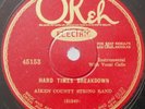 1927 Country AIKEN COUNTY STRING BAND Hard Times Breakdown/ Carolina Stompdown