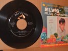 ELVIS PRESLEY: BLUE CHRISTMAS & WOODEN HEART 1964 RCA MINT- 45 & PICTURE SLEEVE