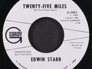 EDWIN STARR: twenty-five miles / love is my destination GORDY 7