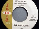 HEAR IT 60's Doo-Wop Northern? 45 rpm The Pentagons 