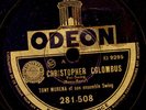 TONY MURENA & SWING ENSEMBLE Christopher Columbus  Schellackplatte 78rpm  S7005