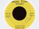 Detroit Soul - All Of My Life on Music Town Northern Soul 45