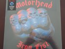 Ozzy Osbourne + Motorhead Iron Fist LP (2022) NEW Shrink Tear Black/Blue Vinyl