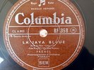 FRÉHEL La Java Bleue & Où sont tous mes Amants 78 tours RPM Columbia BF 358