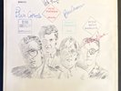 ELVIS COSTELLO+ATTRACTIONS Introduces Almost Blue SIGNED BY ALL  1981 UK LP Rare