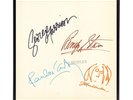 Choose any 6. Beatles Autographed FRAMED Album Cover Reprints.