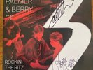 3 (Emerson Berry Palmer )Rockin The Ritz- 2 Blue LP Signed by Carl Palmer, Berry