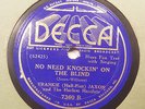 FRANKIE HALF-PINT JAXON No Need Knockin' On The Blind/Chocolate.. DECCA 7360