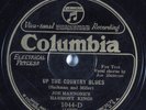 Jump Blues 78 JOE MANNONE Up The Country Blues COLUMBIA 1044-D HEAR 1743