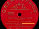 ANTJE MEIN BLONDES KIND + RITTER DER NORDSEE GERMAN WW2 MARSCH RARE WWII 78rpm