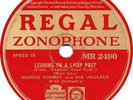 George Formby - Leaning On A Lamp Post / Hi-Tiddly-Hi-Ti Island (Shellac, 10