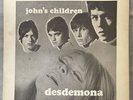 JOHN’S CHILDREN-DESDEMONA/REMEMBER THOMAS A BECKETT 7” P/S VINYL SINGLE