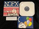 NOFX - The War on Errorism first pressing on WHITE vinyl poster FAT note